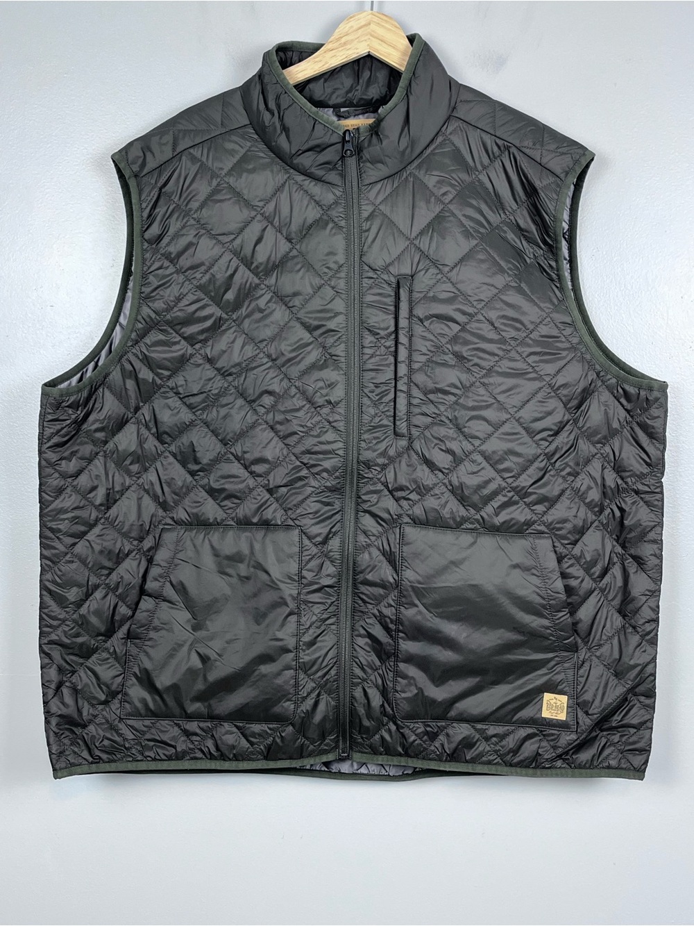 Red Head Ranch Men's Full Zip Quilted Green Puffer Vest Size 2XL; Chore, Farm